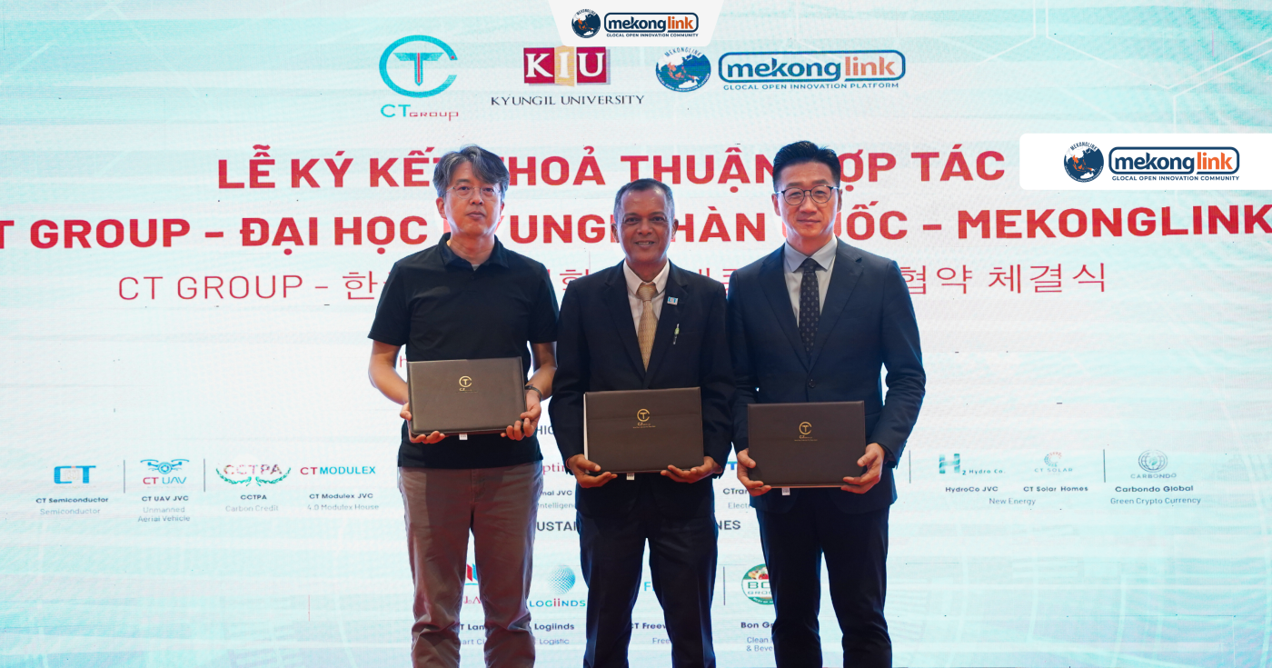 Mekonglink、CT Group、Kyungil University —— 签署合作协议，携手推动高科技 产业发展
