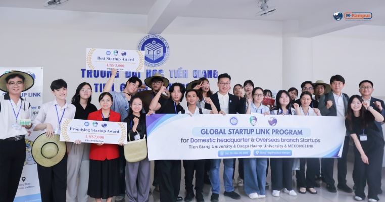 Tại chương trình Global Startup Link sinh viên được làm việc và trao đổi trong môi trường đa văn hóa.
. M-kampus, Mekonglink, startup link