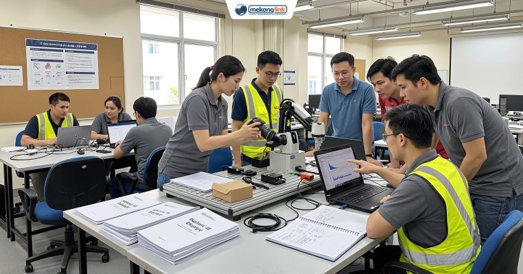 South Korean AI 2025: The handshake with NVIDIA and the wave of Physical AI entering ASEAN AI sandboxes in ASEAN create favorable conditions for Physical AI to be tested and applied in manufacturing, logistics, and industrial sectors.South Korean AI, Mekonglink, M-expert