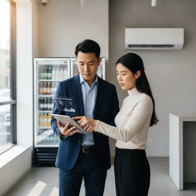 AIoT Temperature Management System: Optimize 16-20% of Energy Costs for Coffee Shops Thanks to Automatic HVAC Control AIoT Temperature Management System, Mekonglink, M-expert