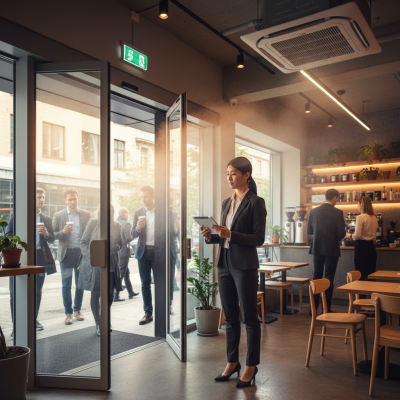 Thất thoát năng lượng tại cửa ra vào: Gánh nặng chi phí của các chuỗi coffee shop có lưu lượng khách cao Thất thoát năng lượng tại cửa ra vào, Mekonglink, M-expert